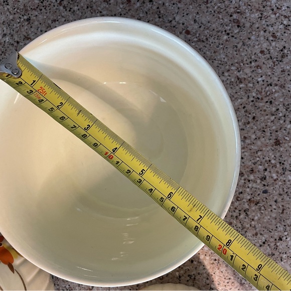 Vintage Hall's Superior Quality Kitchenware Set of 3 Bowls, Autumn Leaf 9",7",6" - Picture 4 of 10